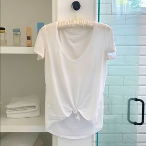 Lululemon white v-neck tshirt